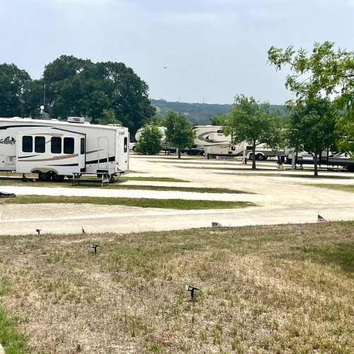 RV park with laundry and showers